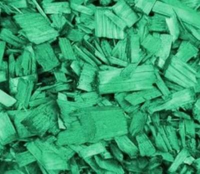 декоративная щепа зеленая 60л