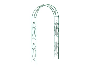 арка "ландыш", высота 2,45м, ширина 1,25м, глубина 0,36м лдн уценка