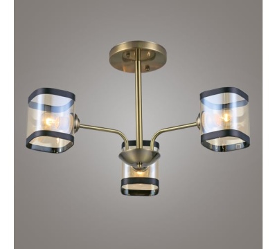 люстра modern 00592/3 3хe27, 560х560х310мм, латунь, rev ritter распродажа