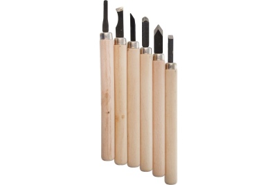 набор резцов по дереву, sparta 6шт