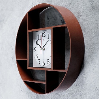 часы настенные, серия: интерьер, "маганса", венге, 35 см 4551231
