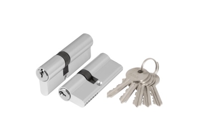 цилиндровый механизм ax100/60 mm (25+10+25) cp хром 5 кл.