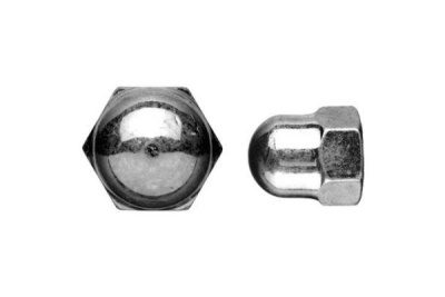 гайка м4 колпачковая из нерж.стали а2 din 1587 (100ф)