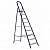 стремянка 8 ступ. (166/370см) (комбо. сталь/алюм)