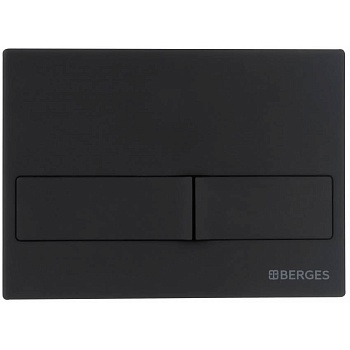 кнопка berges для инсталляции novum f5 soft touch черная