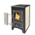 печь-камин везувий пк-01 (270) с плитой беж. 9 квт (150 м3) d115мм