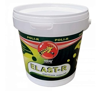 эластичное покрытие elast -r черный (ral 9005) 1кг