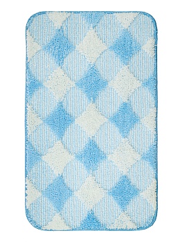 коврик для ванной комнаты 45*75 см spain голубой