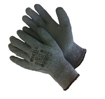 перчатки хб облитые с толстым слоем вспененного латекса 10кл (в уп. 240шт)