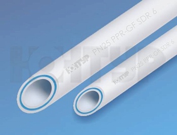 труба pn25 40 pp-r (стекловолокно) контур (40) (кратно 2м)