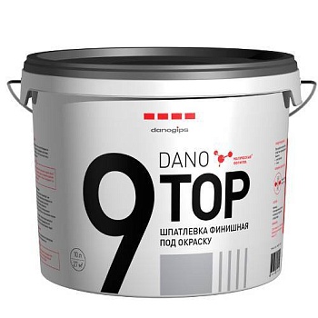 шпатлевка финишная под окраску dano top 9 (10л)(44шт)