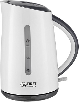 5417-5-wi чайник first максимальный объем 1.7 л.мощность 2200 вт.корпус из термостойкого пластика