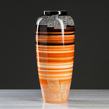 ваза напольная "дана", геометрия, 61 см, керамика