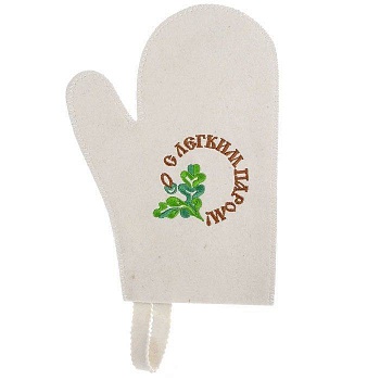 рукавица для сауны с легким паром "банные штучки", войлок 100% /20