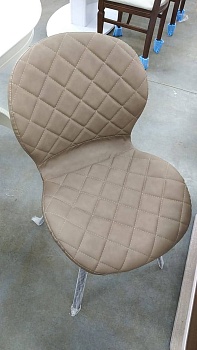 стул руза цвет коричневый, сиденье винилкожа antik капучино