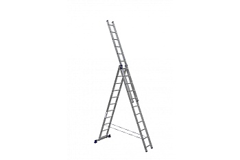 лестница алюминиевая 3-х секц 11 ступеней (арт 5311) 5311