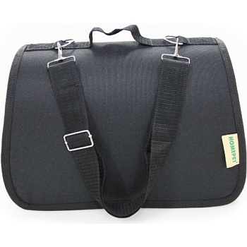 homepet сумка-переноска №4 черная (48х31х28) новинка (71404)