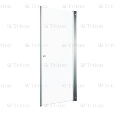 дверь душевая "уно" 70*185, хром, прозр.