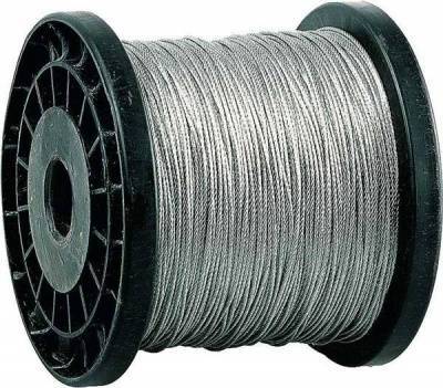 трос стальной zn 1,0 din 3055 (200м)