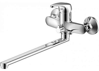 af100-21с aquanet practic, смеситель для ванны с дл.изливом, хром (216748)