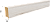интерьерная рейка мдф stella ривьера дуб санремо белый 40*30*2700 (уп.4 шт.)