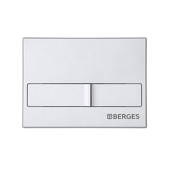 кнопка berges для инсталляции novum l2 матовый хром