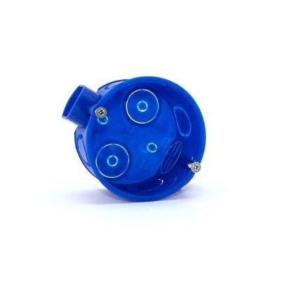 коробка установочная мод.d60*40мм ip20. саморез с ушами синий tdm sq1402-0001