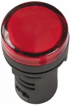 лампа ad-16ds(led)матрица d16мм красный 230в ас tdm