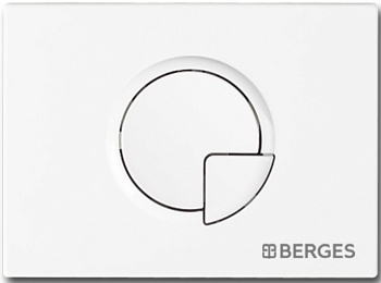 кнопка berges для инсталляции novum r4 soft touch белая 040024