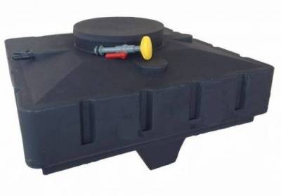 бак для душа "удобный" 250 литров пластиковый с подогревом с лейкой