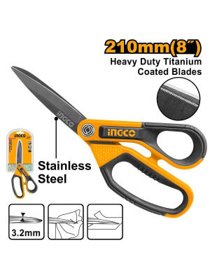 ножницы универсальные 210 мм ingco hscrs812108 industrial