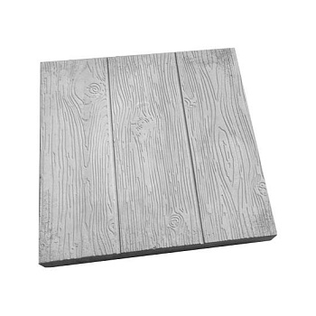 тротуарная плитка три доски 400*400*50 (6шт/1м2), цвет серый