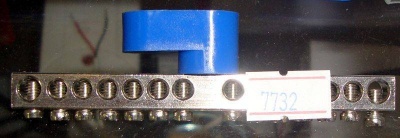 шина с 1 изолят. "стойка" № 85,63,10