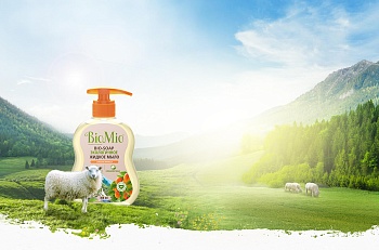 жидкое мыло "bio-soap" (абрикос) 300 мл (1/12) biomio