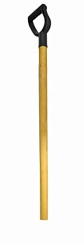 черенок для лопаты деревянный 32х1000мм <br/>с v-обр. ручкой