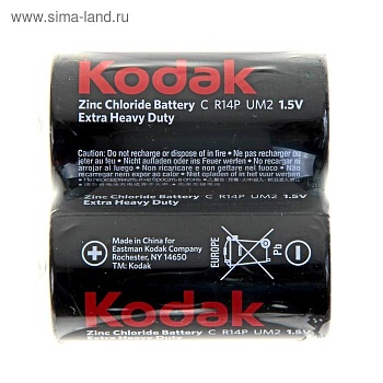 элемент питания kodak r14-2s extra heavy duty s2