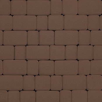 тротуарная плитка инсбрук альт 40 коричневый (17,48м2/1 пал.) ( нов 16,56м2/1пал.)