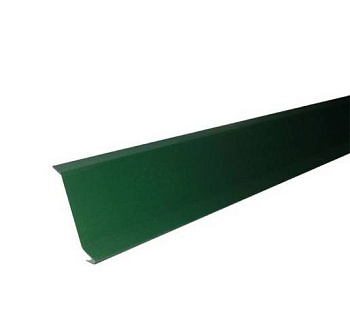 планка примыкания шинглас polyester зеленая ral 6005