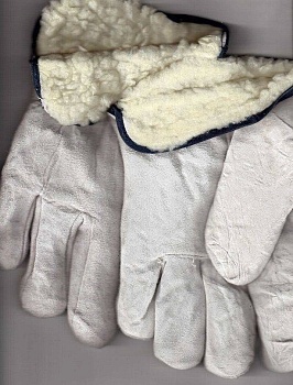 перчатки цельноспилковые "драйвер" с мехом зима (в уп.60шт)