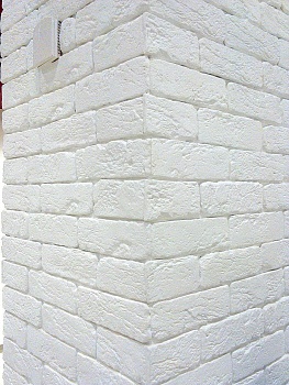 камень кирпич «гжельский эко» белый kg-02eco в уп. 0,5м2 с учетом расшивки 1 см