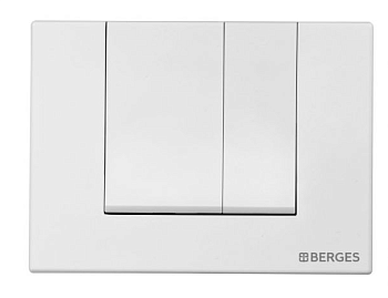 кнопка berges для инсталляции novum s4 soft touch белая 040044