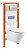 (без кнопки) набор belbagno с подвес.унитазом acqua безободк. 52см, м/л, slim + инсталляция bb 80