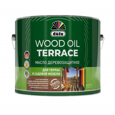 масло "dufa" wood oil terraсe орех 2л