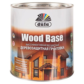 грунт wood base dufa бесцветный 3л