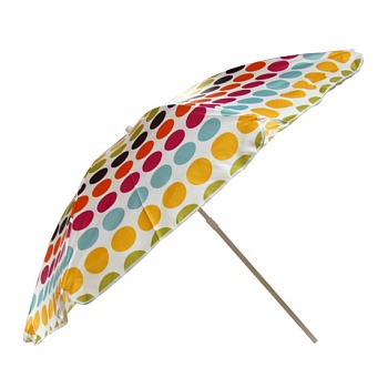 зонт пляжный "полька",купол 180 см, wildman™
