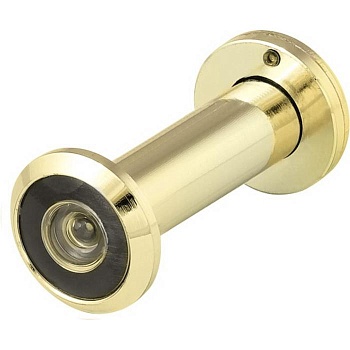 глазок дверной dvz3, 16/200/50x90 (оптика пластик, угол обзора 200) gp золото