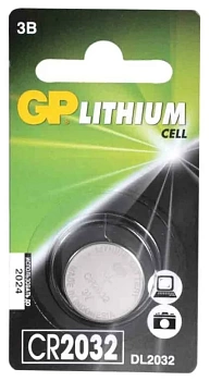 элемент питания gp lithium gpcr2032-2cru1 cr2032 bl1
