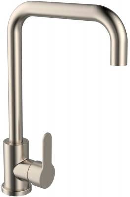 смеситель для кухни стил m99-006ni однорычажный с высоким поворотным изливом цвет никель