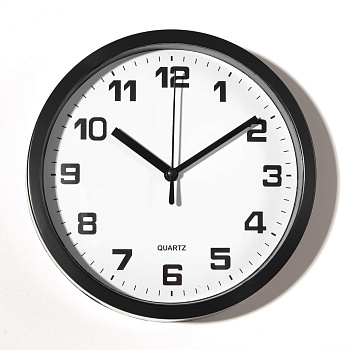 часы настенные, серия: классика, "эмбер", плавный ход, d=17.5 см, 19.5 х 19.5 см 4719223