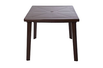 стол квадратный (800х800х710)мм (шоколадный)